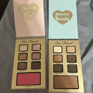 Too Faced set of 2 full pallets I believe in pink and natural beauty brand new